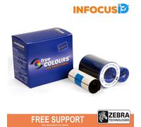 Zebra 800015-480 I Séries Ymckk Couleur Ruban W / Noir Arrière Panneaux 200