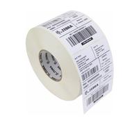 Zebra 800262-075 - (57 mm x 19 mm) 12 rouleaux - Noir sur blanc - Étiquette