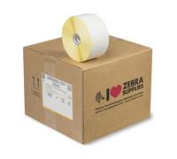Zebra 800262-127 - (57 mm x 32 mm) 12 rouleaux - Noir sur blanc - Étiquette