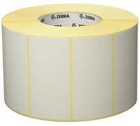 Zebra 880026-050 unbeschichtetesthermotransfer Label, 25 mm, 2400 étiquettes Core, 76 mm, boîte de 4, 70 x 30 mm
