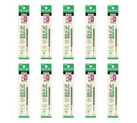Zebra B-P-BIO-RJF5-R Lot de 10 recharges pour stylo à bille gel Biotube, mine JF-0,5, rouge
