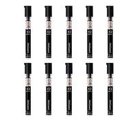 Zebra B-P-LD10-2B Delgard Lot de 10 mines pour porte-mines 0,5 2B