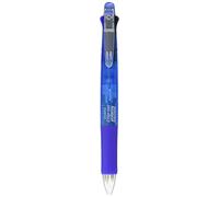 Zebra B4SA1 Clip-on multi Multifunctional Pen (0.7mm Black, Blue, Red and Green + 0.5mm mechanical pencil) - Blue Barrel