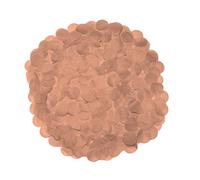 Zebra Balloons Confettis en papier pêche, 2,5 cm de diamètre, 10 grammes (paquet de 2)