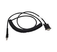 Zebra - Câble série / d'alimentation - DB-9 (F) - 12 V - 2.74 m - bobiné, vis moletées - pour Zebra VC80X