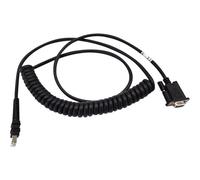 Zebra - Câble série / d'alimentation - DB-9 (F) - 12 V - 2.74 m - bobiné, vis moletées - pour Zebra VC80X