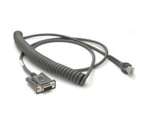 Zebra CBA-R37-C09ZBR câble Série Beige 2,74 m DB9