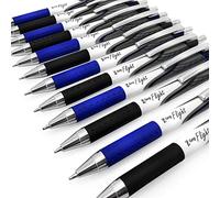 Zebra Classic Z-Grip Flight Lot de 10 stylos à bille Encre noire et bleue 1,2 mm