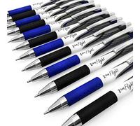 Zebra Classic Z-Grip Flight Lot de 20 stylos bille 1,2 mm Encre noire et bleue