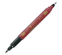 Zebra Double Sided Disposable Brush Sign Pen - Fine & Medium