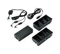 Zebra Dual 3-Slot Battery Charger Connected via Y Cable - chargeur de batteries