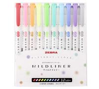 Zebra fluorescent Pen doux Liner 10 couleurs Wkt7-10 C [Parallel Import du Japon]