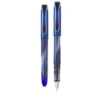 Zebra Fuente Disposable Stylo à plume - Bleu (Lot de 12)