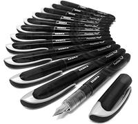 Zebra Fuente Lot de 12 stylos plume jetables Encre noire