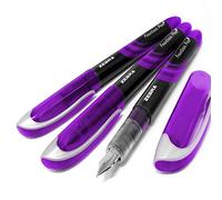 ZEBRA Fuente Lot de 3 Stylos-plume jetables Encre violette