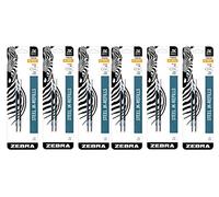 Zebra Jk-refll G301 Stylo à bille rétractable, recharges, 0,7 mm, pointe moyenne, encre noire, lot de 12 Zebra