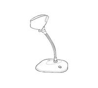 Zebra Gooseneck Intellistand - Support col de signe pour scanner de codes à barres - blanc - pour Symbol DS4308, DS8108; Zebra DS2208, DS4608, DS8108