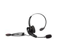 Zebra HS2100 Casque Avec fil Arceau Bureau/Centre d'appels Noir