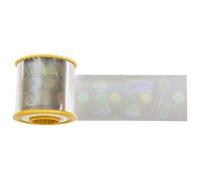 Zebra i Series Bottom Safe Globe Design - 1 millième de pouce - papier peint holographique - 725 carte(s) (1 rouleau(x) x 725 film holographique - pour ZXP Series 7