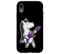 Zebra Jouant de la Guitare Coque pour iPhone XR