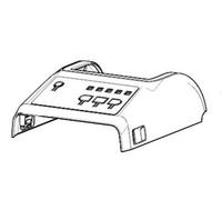 ZEBRA Kit de rechange pour modèles standard, W125652764 (modèles standard avec l'icône d'impression tactile (fenêtre multimédia incluse), ZD420D P1080383-403, Top Cover, 1)