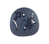 Zebra Locking - Bras de montage pour scanneur de code barres - montable en surface - noir minuit - pour DS9300 Series DS9308