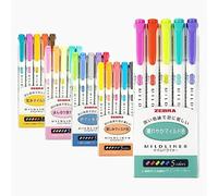 Zebra Mildliner - Lot de 25 surligneurs de couleur pastel