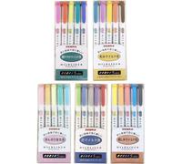 Zebra Mildliner - Lot De 25 Surligneurs De Couleur Pastel[Z784]
