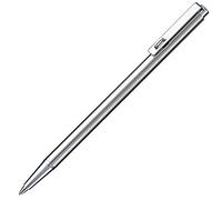 Zebra Mini stylo à bille haute, Noir d'encre, Argent (T-3) T-3 Silver