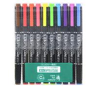 Zebra Optex Care WKCR1-10C Lot de 10 marqueurs fluorescents