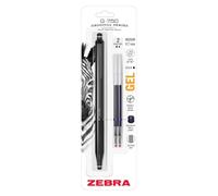 Zebra Pen G-750 Retractable Gel Pen, Black Brass Barrel, Medium Point, 0.7mm, Black Ink, 1-Pack