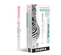 Zebra Pen Mildliner 78170upc Lot de 12 surligneurs à double pointe, pointes larges et fines, parfaits pour la mise en évidence de la Bible, sans bavure, fournitures scolaires, fournitures pour