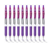 Zebra Pen SARASA Lot de 10 clips à rayures Violet 0,7 mm