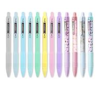 Zebra Pen Stylo à bille Zebra Z-Grip Smooth - Pointe 1,0 mm - Encre noire - Corps Pastel/Blush/Sweetie - Paquet de 12