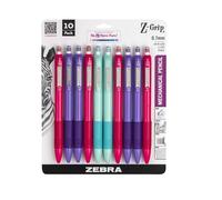 Zebra Pen Z-Grip 50710 Lot de 24 porte-mines HB #2 Graphite Pointe 0,7 mm Corps lumineux assortis