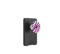 Zebra Print Gradient Pink PopSockets PopWallet pour MagSafe