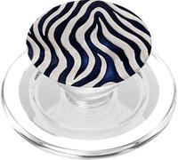 Zebra Print Skin Girly Print Faux Fur Animal Pattern PopSockets PopGrip pour MagSafe