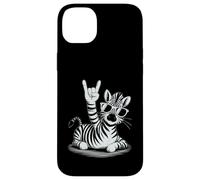 Zebra Punk Rock Rocker Heavy Metal Coque pour iPhone 14 Plus