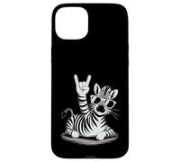 Zebra Punk Rock Rocker Heavy Metal Coque pour iPhone 15 Plus