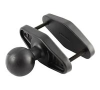 ZEBRA Ram 4" de largeur maximale, rail carré B avec boule de 2,25" de diamètre