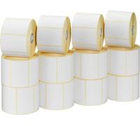 ZEBRA Rouleau d'étiquettes en continu pour imprimante d'étiquettes 3007208-T blanc, 31,0 x 22,0 mm, 12 x 2780 étiquettes