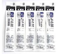 Zebra Sarasa Clip 0.3 Gel Ballpoint Pen Blue black Ink Refills, 0.3mm, Set of 5 (Japan Import) [Komainu-Dou Original Package] by Zebra