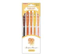 Zebra Sarasa Lot de 5 clips pour bouquet de tournesols 0,5 mm