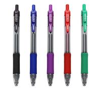 Zebra Sarasa Lot de 5 stylos roller à encre gel rétractable 0,7 mm