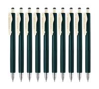 Zebra Sarasa Nano B-JJH72-VGB Lot de 10 stylos à bille à encre gel, 0,3 mm, vert et noir