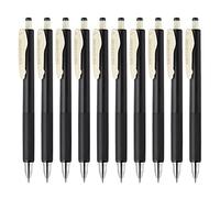 Zebra Sarasa Nano B-JJH72-VSB Lot de 10 stylos à bille à encre gel 0,3 mm Noir sépia