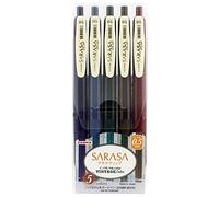 Zebra Pen Stylo à bille à encre gel SARASA 0,5 Vintage 5 couleurs Import Japon