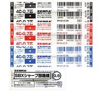 Zebra SB-X-TS4C-A Recharges pour stylo bille Sharbo X TS10, noyau 4C-0,7 + mécanisme pointu A