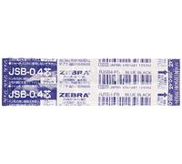 Zebra Sharbo X Recharge 0,4 Stylo à bille, encre bleu/noir (RJSB4-FB)