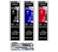 Zebra Sharbo X TS10 Recharge pour stylo à bille, mine ESB-0,7 + mécanisme porte-mines C SB-X-TSESB7-C